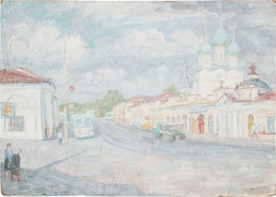 Дехтерева Татьяна Александровна. Центральная улица. Ростов Великий. Из серии «По русским городам» 